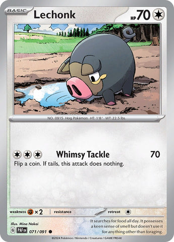 Lechonk - 071/091 71 - SV Paldean Fates