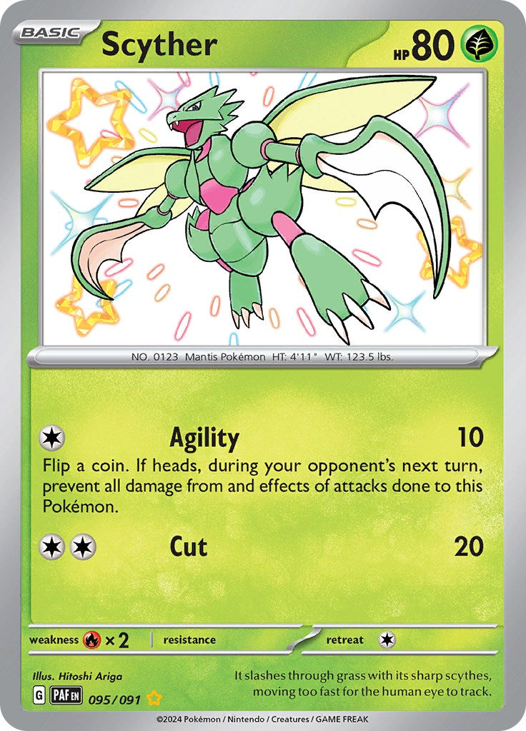 Scyther 95 - SV Paldean Fates Holofoil