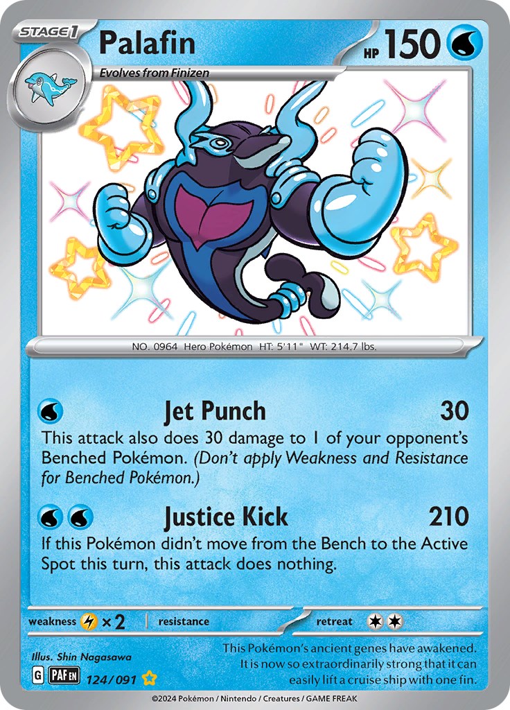 Palafin - 124/091 124 - SV Paldean Fates Holofoil