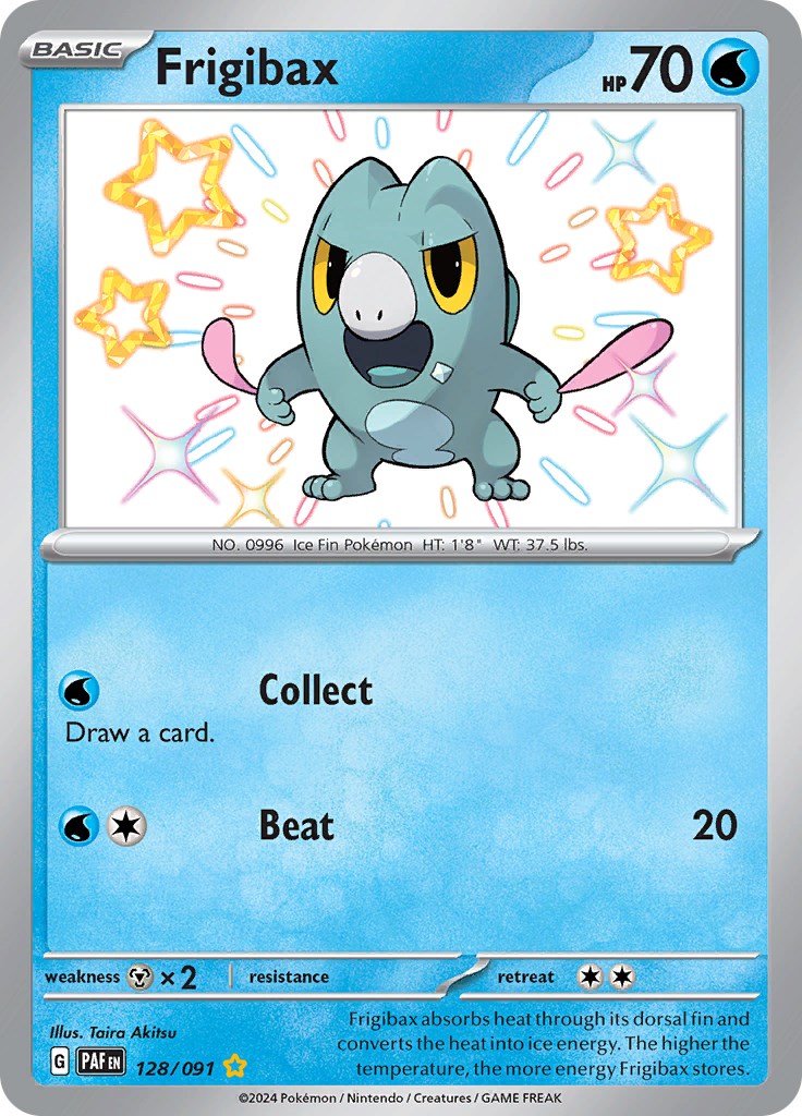 Frigibax - 128/091 128 - SV Paldean Fates Holofoil