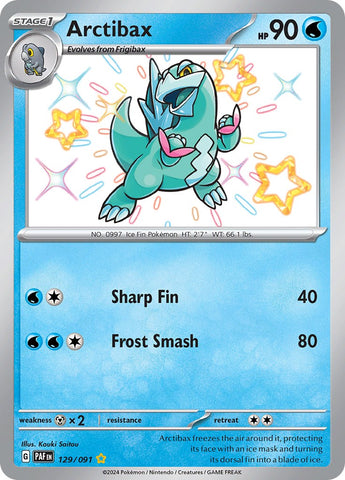 Arctibax 129 - SV Paldean Fates Holofoil
