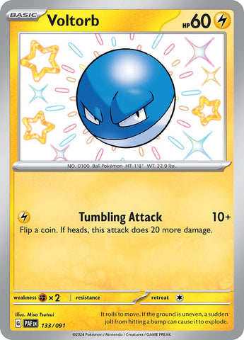 Voltorb 133 - SV Paldean Fates Holofoil
