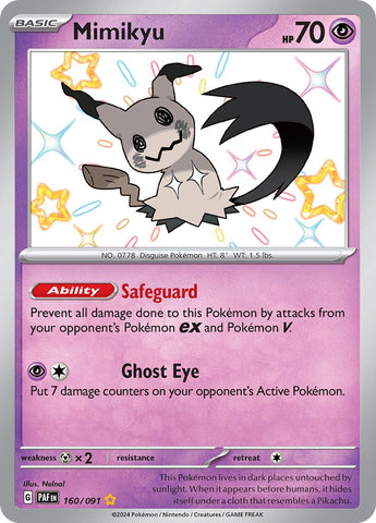 Mimikyu -160/091 160 - SV Paldean Fates Holofoil