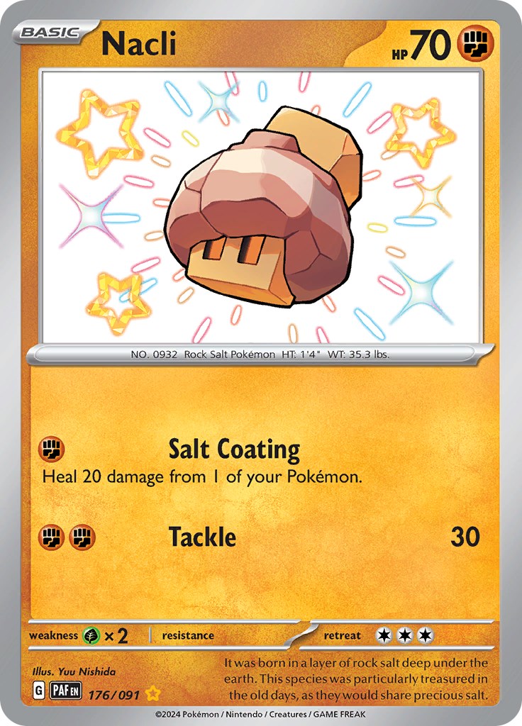 Nacli - 176/091 176 - SV Paldean Fates Holofoil