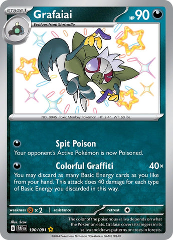 Grafaiai 190 - SV Paldean Fates Holofoil