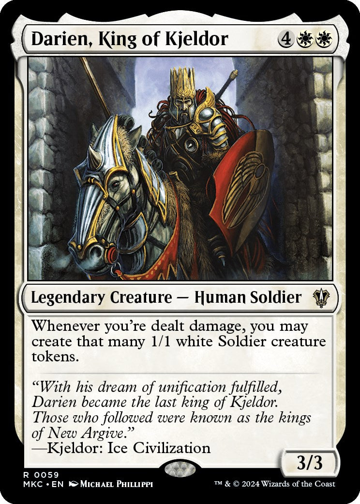 Darien, King of Kjeldor (MKC-059) - Murders at Karlov Manor Commander