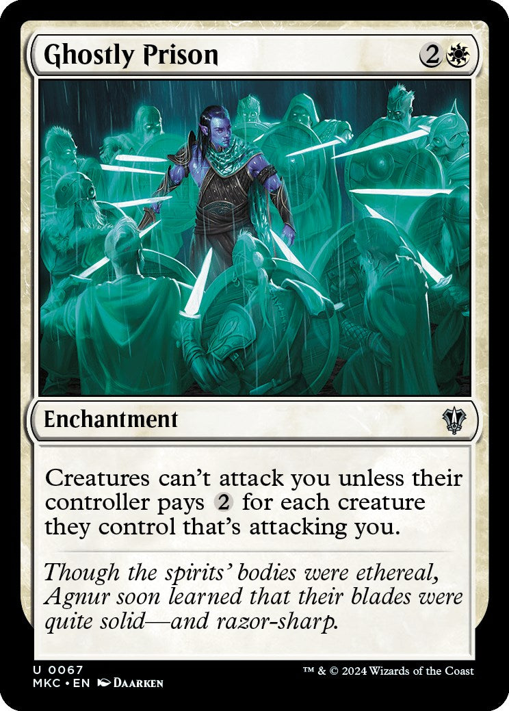 Ghostly Prison (MKC-067) - Murders at Karlov Manor Commander