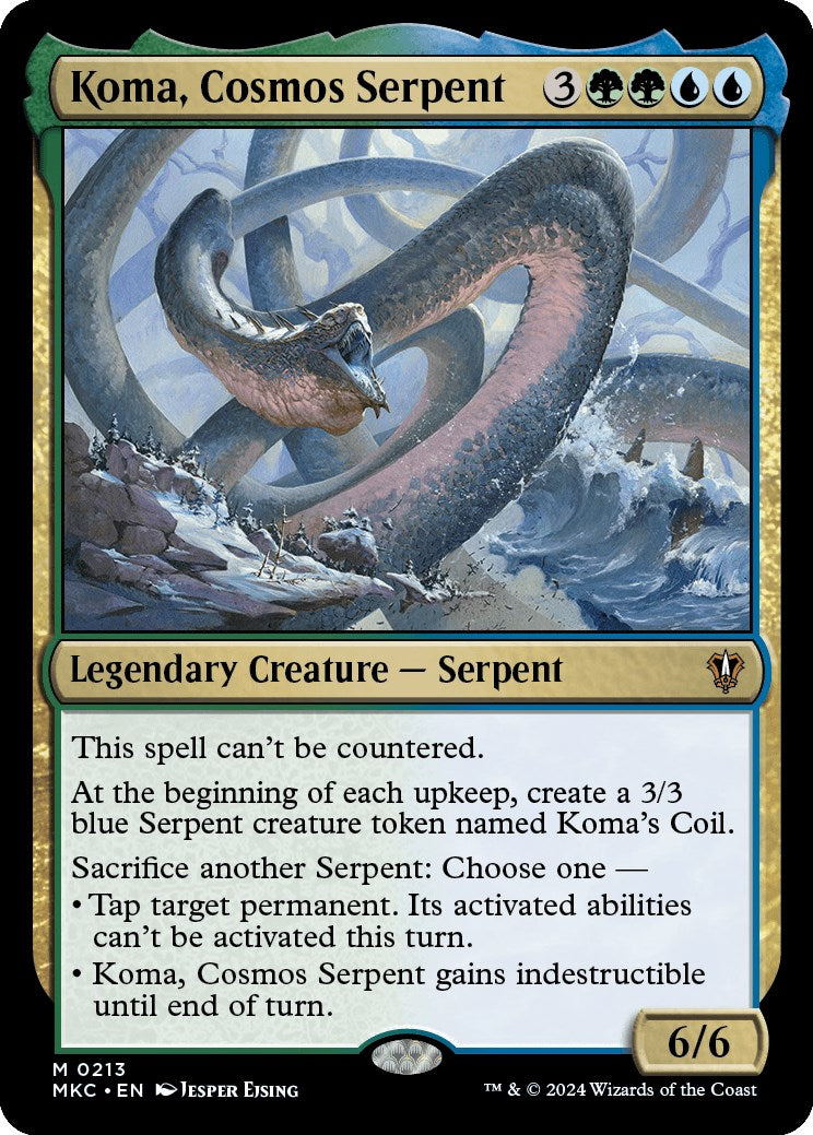 Koma, Cosmos Serpent (MKC-213) - Murders at Karlov Manor Commander