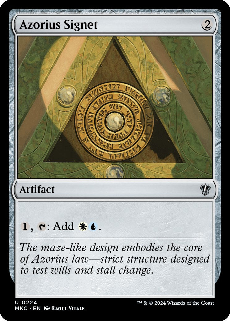 Azorius Signet (MKC-224) - Murders at Karlov Manor Commander