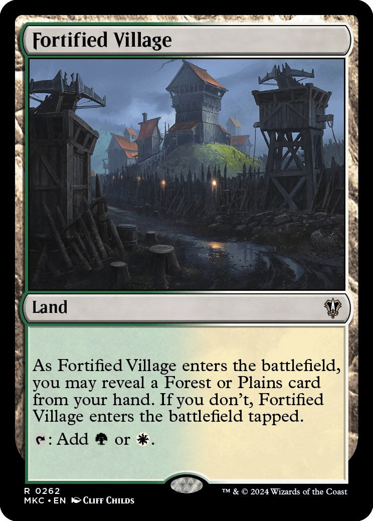 Fortified Village (MKC-262) - Murders at Karlov Manor Commander