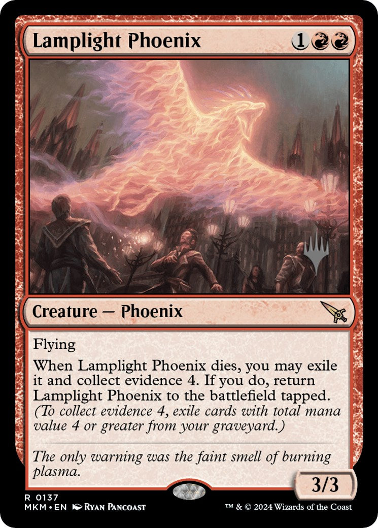 Lamplight Phoenix (PPMKM-137) - Murders at Karlov Manor Promos
