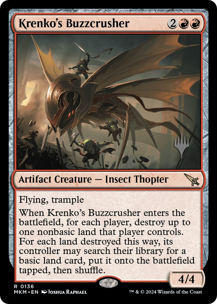Krenko's Buzzcrusher (PPMKM-136) - Murders at Karlov Manor Promos