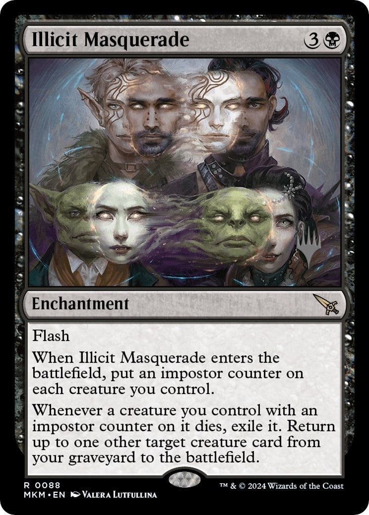 Illicit Masquerade (PPMKM-088) - Murders at Karlov Manor Promos