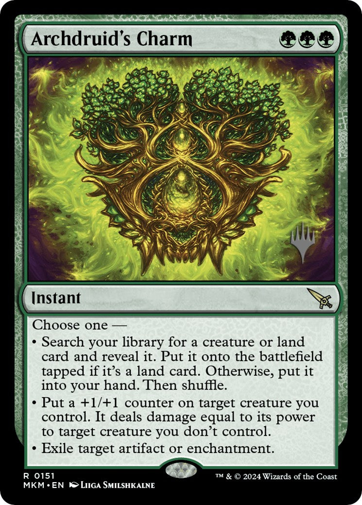 Archdruid's Charm (PPMKM-151) - Murders at Karlov Manor Promos