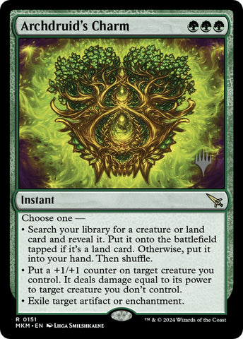 Archdruid's Charm (PPMKM-151) - Murders at Karlov Manor Promos