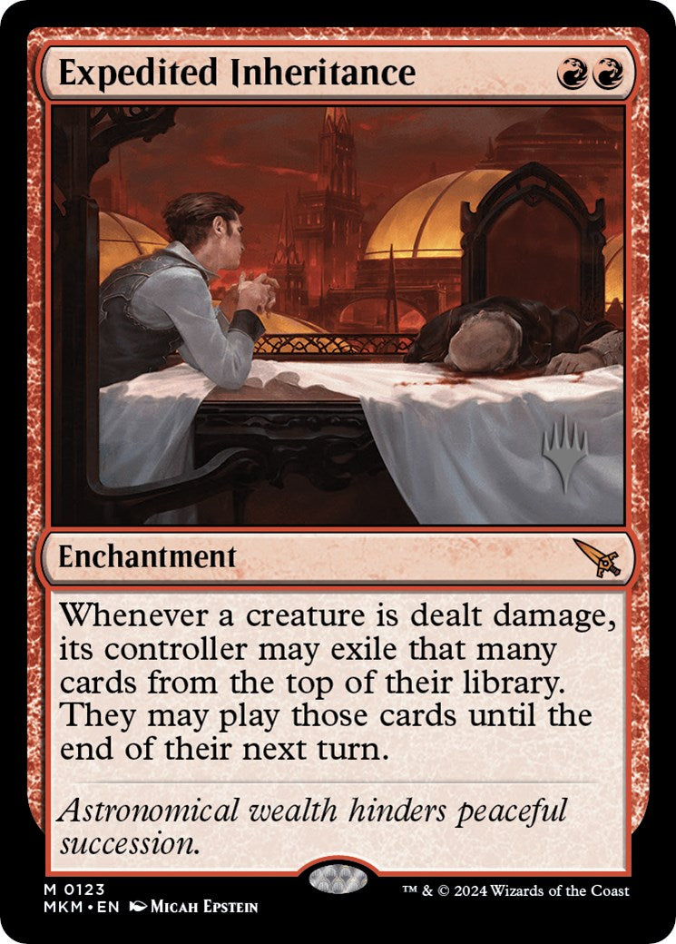 Expedited Inheritance (PPMKM-123) - Murders at Karlov Manor Promos