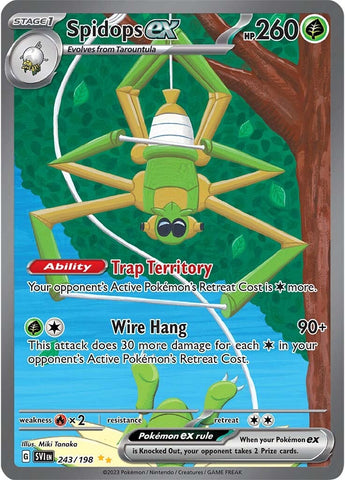 Spidops ex - 243/198 243 - SV01 Scarlet & Violet Base Set Holofoil