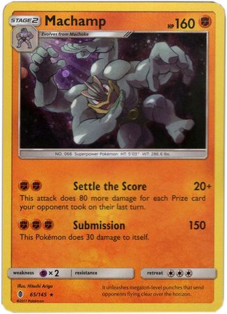 Machamp - 65/145 (Cosmos Holo) 65 - Blister Exclusives Holofoil