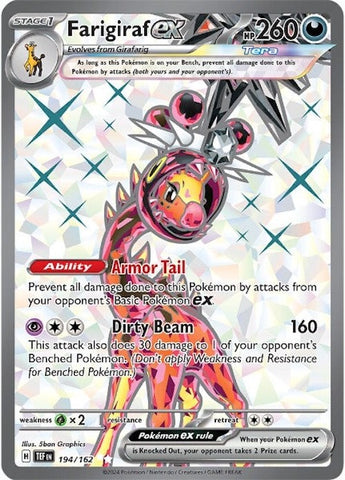 Farigiraf ex - 194/162 194 - SV05 Temporal Forces Holofoil