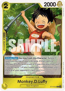 Monkey.D.Luffy (014) (ST13-014) - Ultra Deck: The Three Brothers Foil