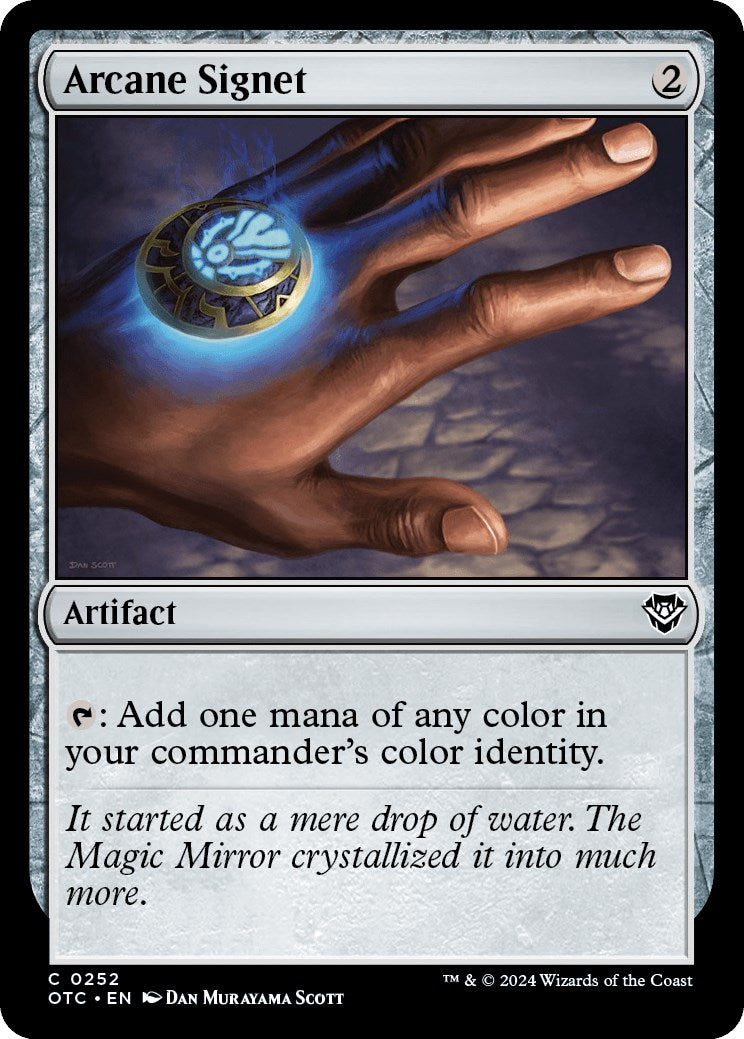 Arcane Signet (OTC-252) - Outlaws of Thunder Junction Commander