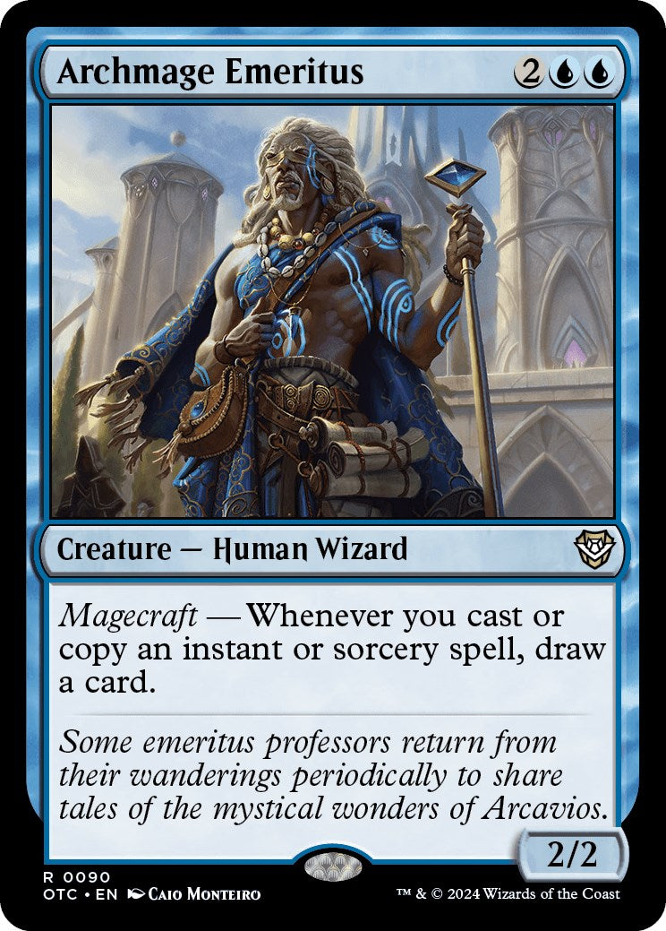 Archmage Emeritus (OTC-090) - Outlaws of Thunder Junction Commander