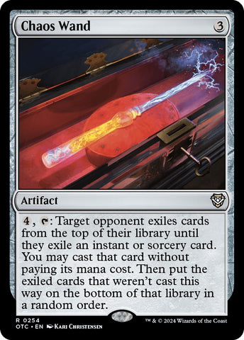 Chaos Wand (OTC-254) - Outlaws of Thunder Junction Commander