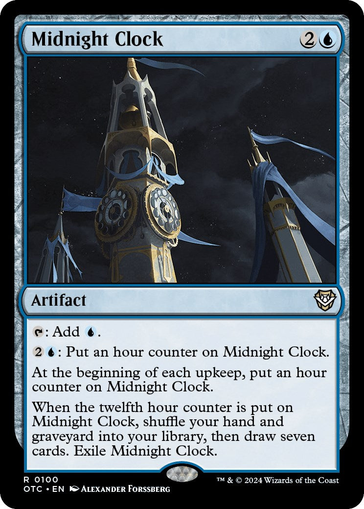 Midnight Clock (OTC-100) - Outlaws of Thunder Junction Commander