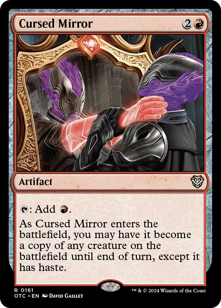 Cursed Mirror (OTC-161) - Outlaws of Thunder Junction Commander