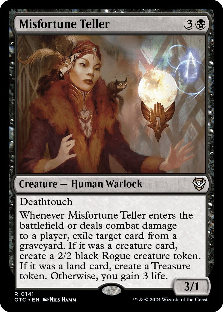 Misfortune Teller (OTC-141) - Outlaws of Thunder Junction Commander