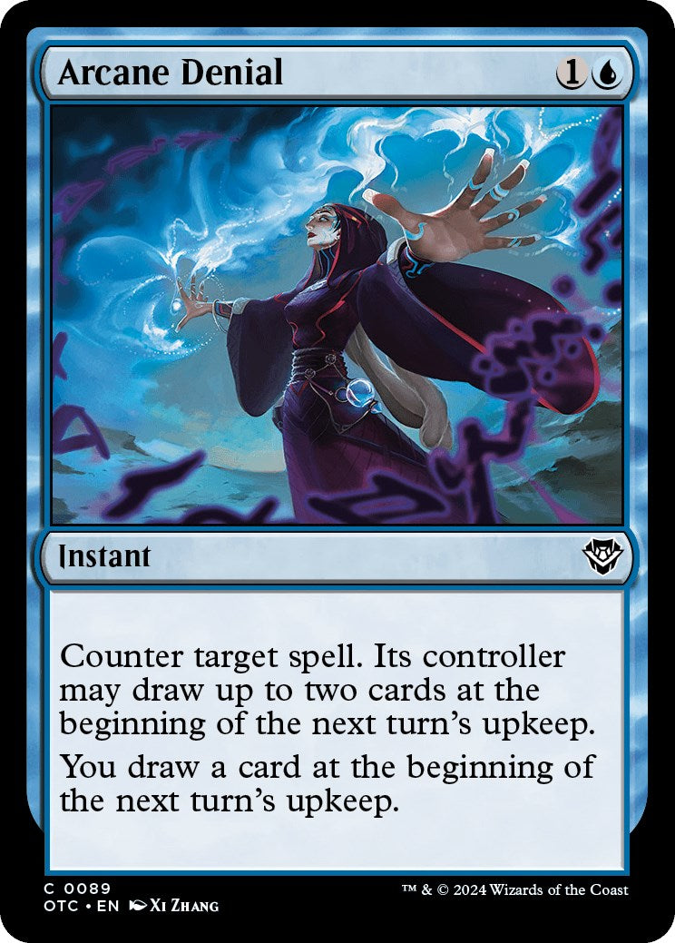 Arcane Denial (OTC-089) - Outlaws of Thunder Junction Commander