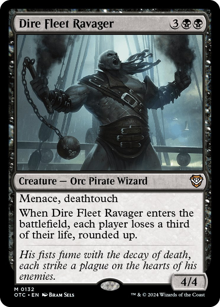 Dire Fleet Ravager (OTC-132) - Outlaws of Thunder Junction Commander