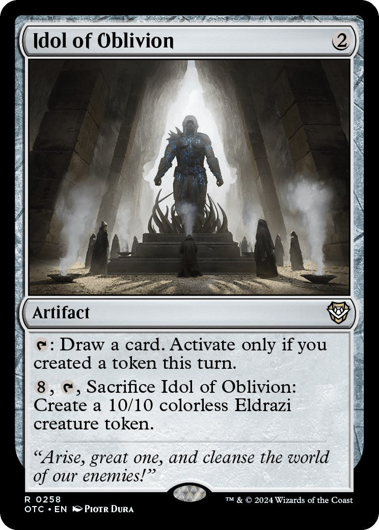 Idol of Oblivion (OTC-258) - Outlaws of Thunder Junction Commander