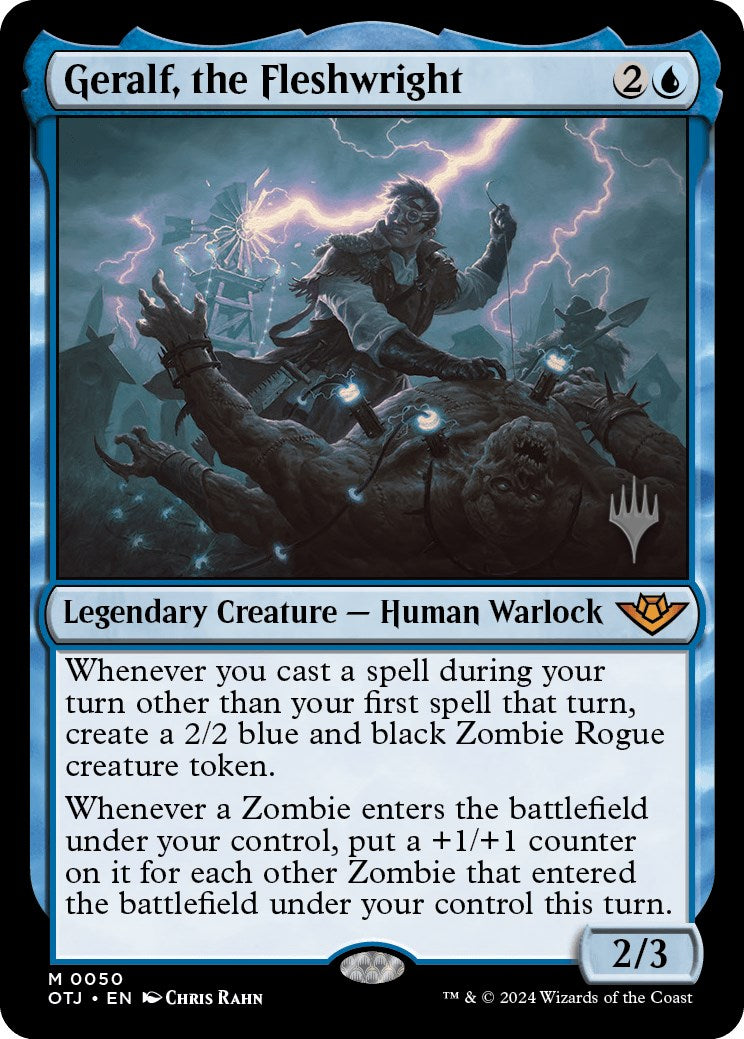Geralf, the Fleshwright (PPOTJ-050) - Outlaws of Thunder Junction Promos