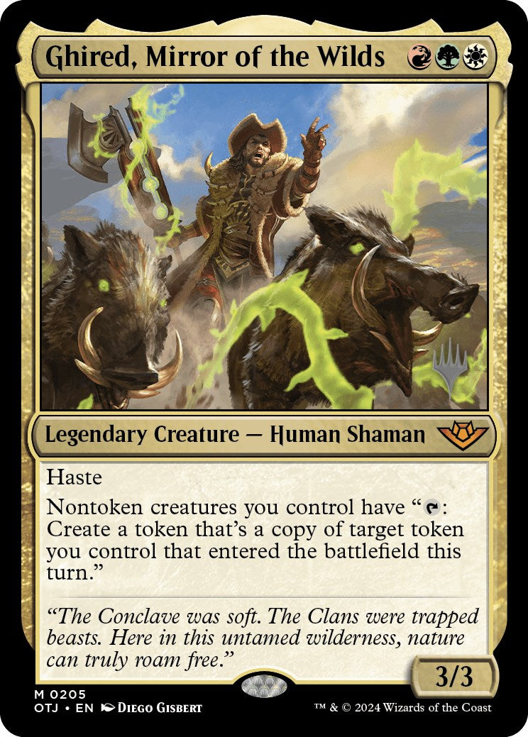 Ghired, Mirror of the Wilds (PPOTJ-205) - Outlaws of Thunder Junction Promos