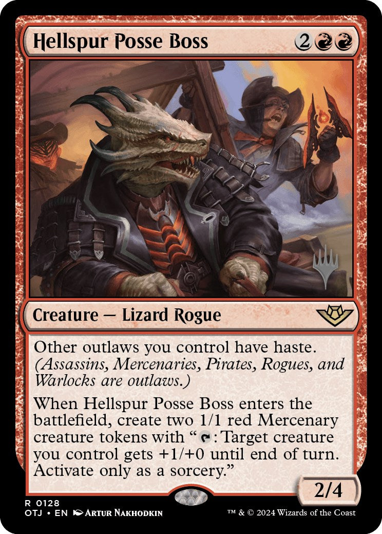 Hellspur Posse Boss (PPOTJ-128) - Outlaws of Thunder Junction Promos
