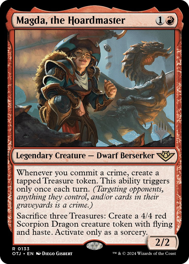 Magda, the Hoardmaster (PPOTJ-133) - Outlaws of Thunder Junction Promos