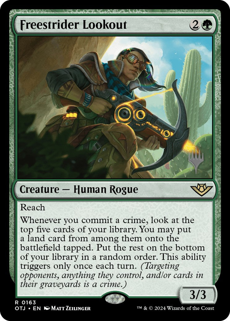 Freestrider Lookout (PPOTJ-163) - Outlaws of Thunder Junction Promos