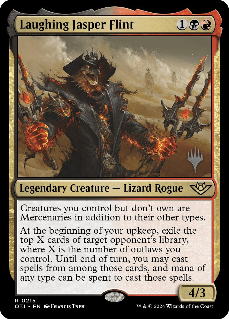 Laughing Jasper Flint (PPOTJ-215) - Outlaws of Thunder Junction Promos