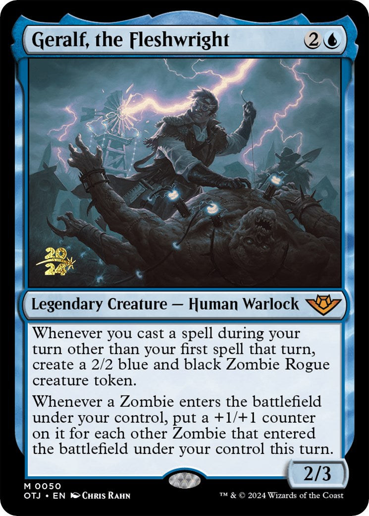Geralf, the Fleshwright (PRE-050) - Outlaws of Thunder Junction Promos Foil