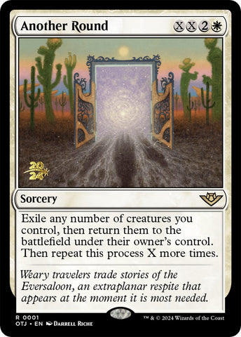 Another Round (PRE-001) - Outlaws of Thunder Junction Promos Foil