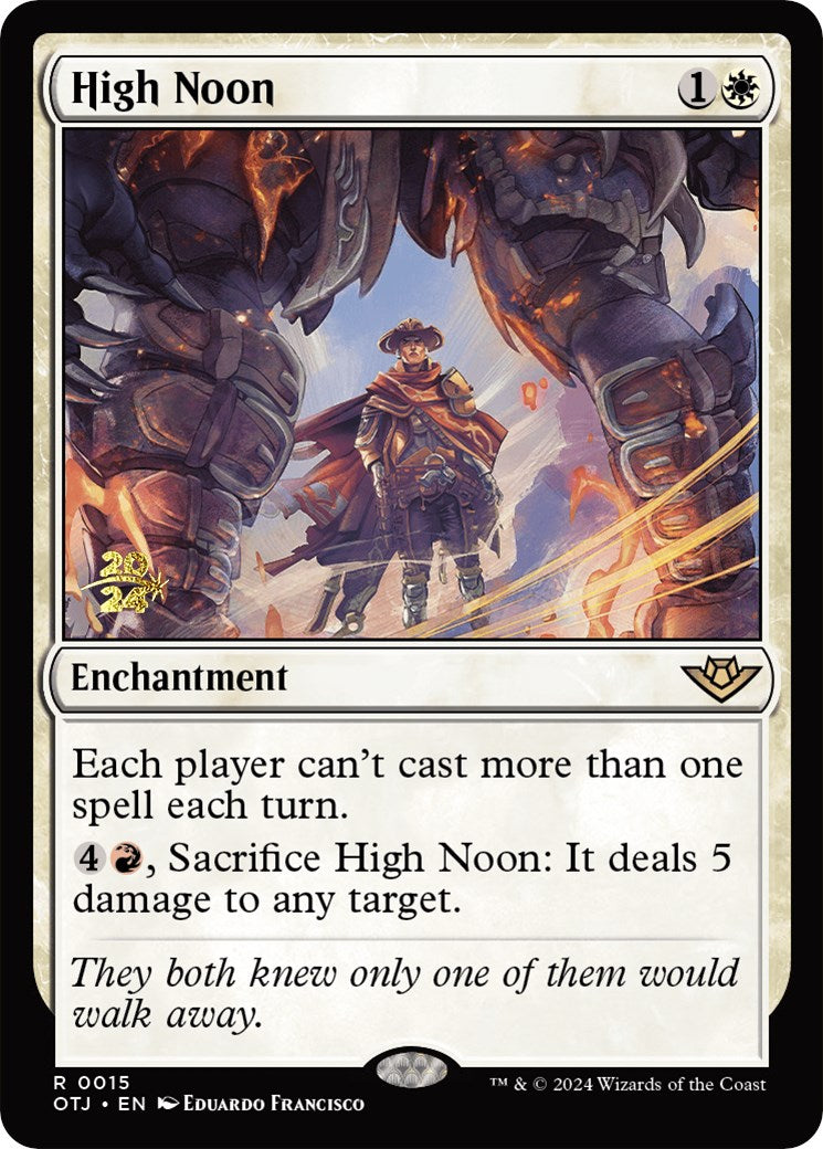 High Noon (PRE-015) - Outlaws of Thunder Junction Promos Foil