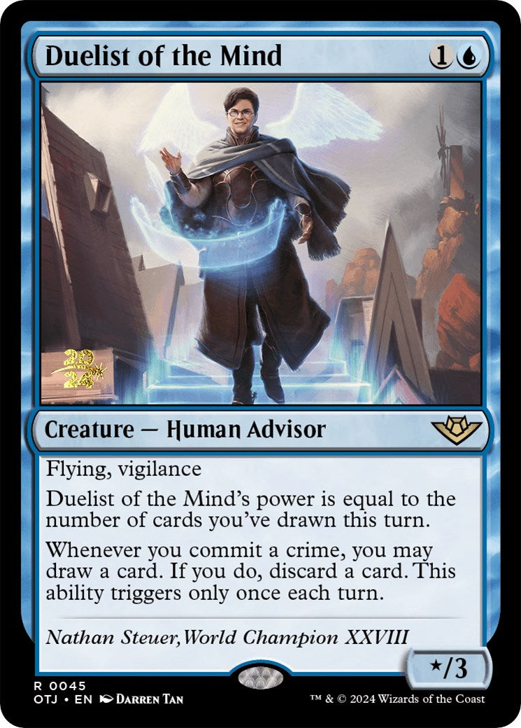 Duelist of the Mind (PRE-045) - Outlaws of Thunder Junction Promos Foil