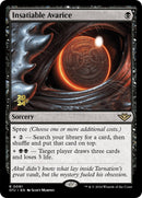 Insatiable Avarice (PRE-091) - Outlaws of Thunder Junction Promos Foil
