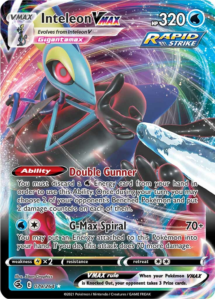 Inteleon VMAX 79/264 - SWSH08 Fusion Strike Holofoil