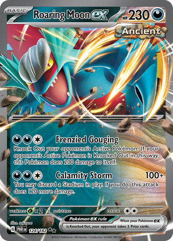 Roaring Moon ex 124 - SV04 Paradox Rift Holofoil