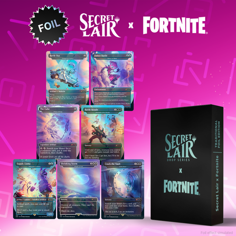 Secret Lair Drop Series Fortnite Foil