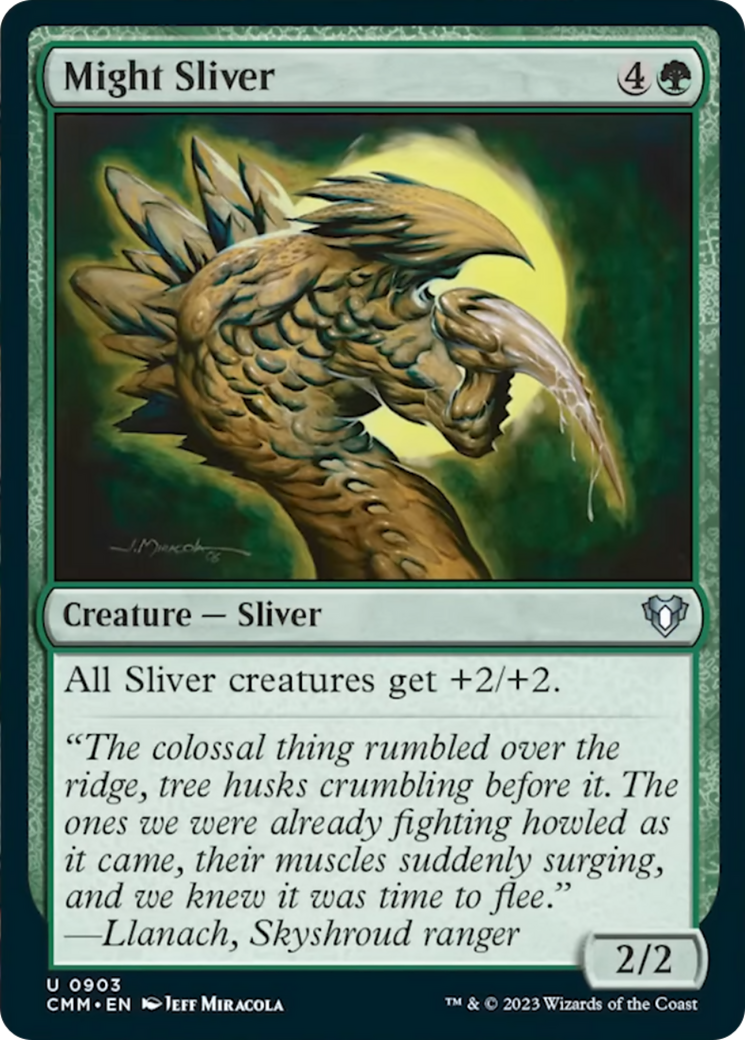 Might Sliver (CMM-903) - Commander Masters