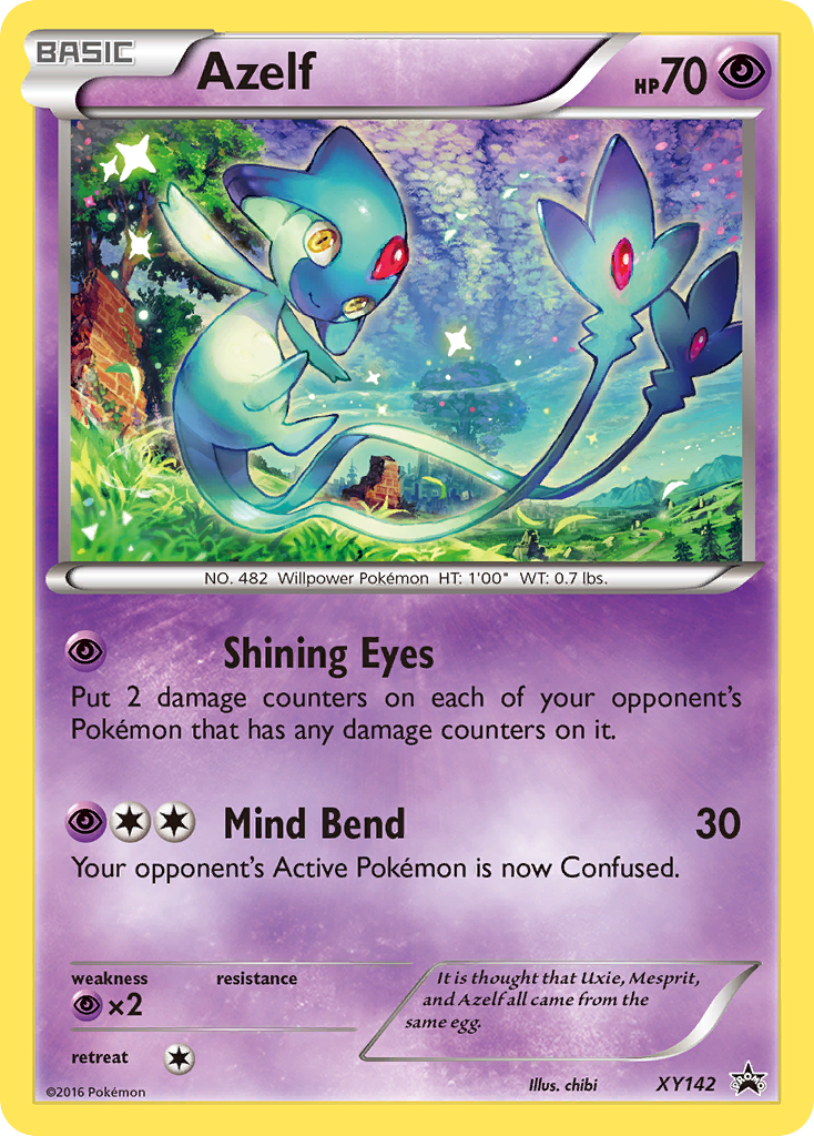 Azelf - XY142 XY142/211 - XY Promos Holofoil