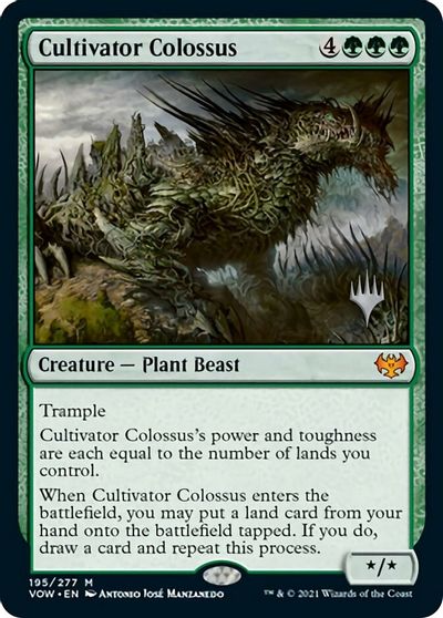 Cultivator Colossus (PPDMU-195) - Innistrad: Crimson Vow Promos